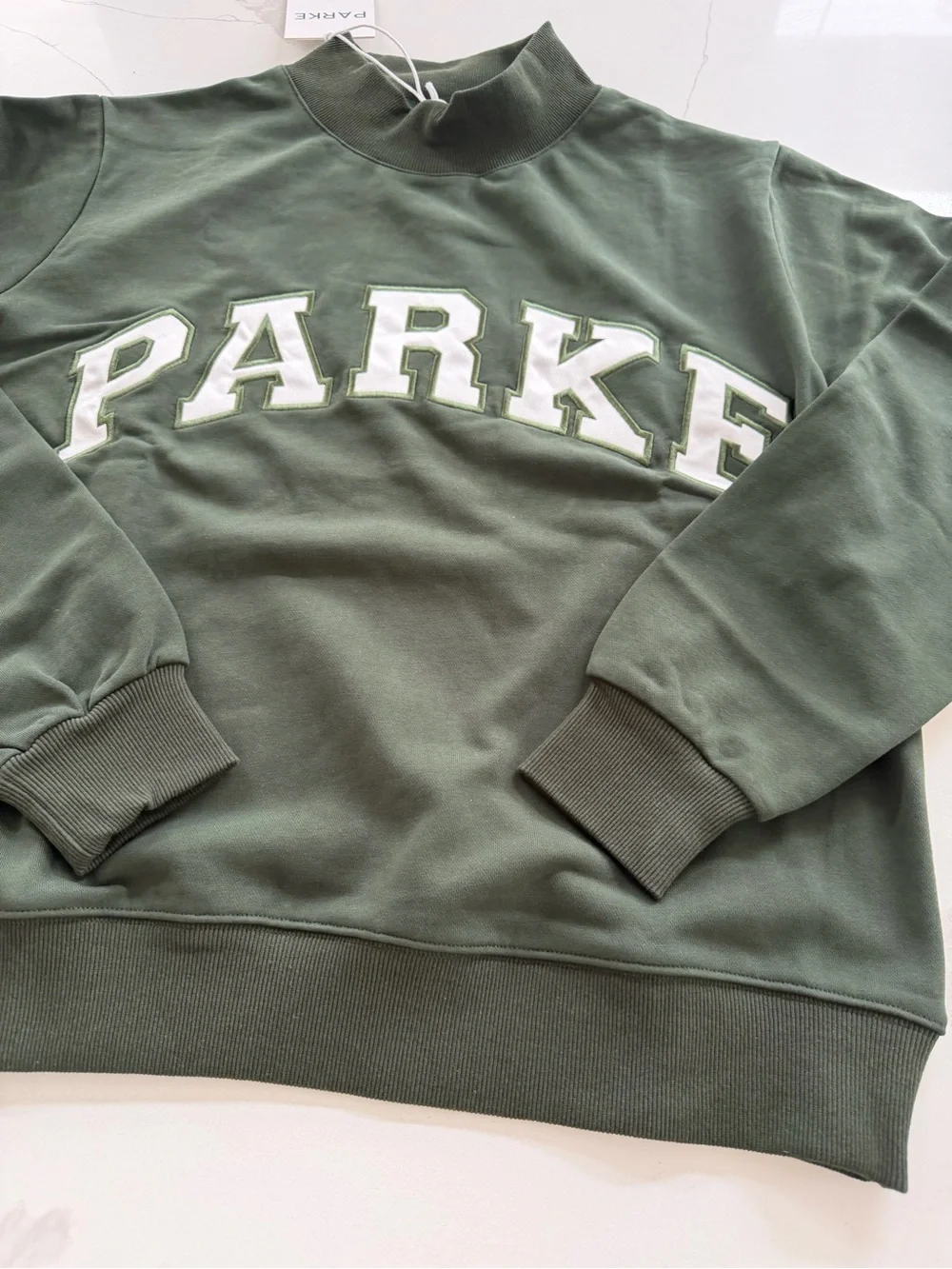 Parke sweater green women’s size L/XL - Picture 4 of 4